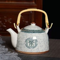 티팟 차 주전자 도자기 유리 대용량 일본 유형 리프팅 빔 냄비 1000ml puer 컵, i