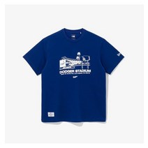 뉴에라 M 뉴에라반팔티 NQC 13086560 AP MLB STADIUM PRINT RS 22 LOS