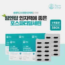 머리 뇌 두뇌 혈관 세포 기억력 인지력 관리 도움 개선 에 좋은 먹는 포스파티딜세린 건강 영양제 수험생 고시생 고3 직장인, 5BOX(5개월분)