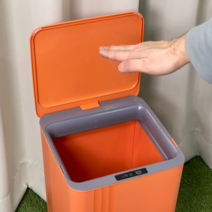 생활의감성 종량제봉투 전용 자동 센서 쓰레기통 휴지통 10리터 20리터, 20L (종량제 10리터 전용), 블루