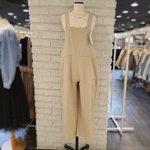 [백화점SAY][파파야] 면 멜빵 팬츠 PNMRJS002A