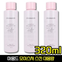 [ 순한 대용량 스킨 ] 마몽드 모이스처 스킨 소프너 수부지 저자극 피부 촉촉 히알루론산 수분 보습 진정 환절기 피부결 온가족 자취생 가성비 에센스 토너 세트, 3개, 320ml