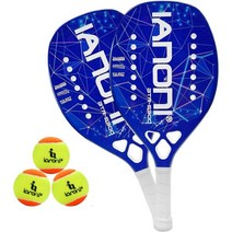 IANONI 비치 테니스 라켓 EVA 메모리 플렉스 폼 코어 패들을 갖춘 탄소 섬유 표면, PR9300BLUE-2