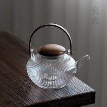 우드포인트 내열유리 주전자 티포트, 아크 바람 끓는 주전자 (내부 탱크 포함), ml