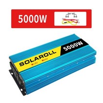 자동차 액세서리 인버터 휴대용 전원 2000W/2600W DC 12V/24V ~ AC 220V 50HZ/60HZ 변환기 어댑터 범용 소켓177522, 5000W_24V60HZ | 110-120 볼트 | 범