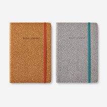 [플라잉타이거]빈티지 스타일 불렛저널 A5 (2컬러 택1), 옵션선택, 브라운 (F3036059__XKK)