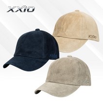 젝시오 던롭 레더 모자 XMH0123L, 네이비