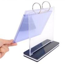 투명안내판 식당메뉴판 사무용 카달로그 링바인더메뉴판, 제품선택, 세로