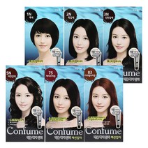 과일나라 컨퓸 먹물 헤어 칼라 택1, 1N 흑색