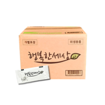 행복한세상 고급형 업소용 물티슈 대용량 개별포장 800매, 1개입, 800개