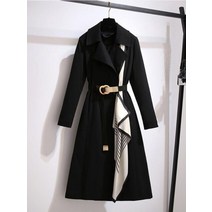 바람막이여성_ 캐주얼 루즈핏 롱 윈드 브레이커 코트 및 재킷 여성용 오버사이즈 쇼 얇음 가을 겨울 스타일