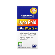 Enzymedica 리포골드 Lypo Gold For Fat Digestion 120 Capsules, 1개, 120정