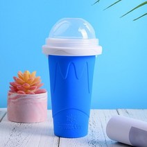 제빙기 렌탈 스테인리스 자동 세척 살균 업소용 청소 스무디 블렌더 컵 급속 냉동 스크림, 푸른
