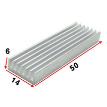 JINHA 방열판 알루미늄 방열패드 방열시트 50x14x6