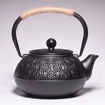 무쇠 주철 쇠 주전자 인덕션가능 찻집 중국스타일, 벚꽃