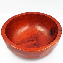 통나무 옻칠 함지박 (목기 대접 양푼 바가지 비빔기