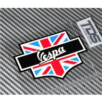 베스파스티커 파츠 튜닝악세사리 베스파로고 액세서리 스쿠터스티커 베스파용품 엠블럼, (03)블랙A