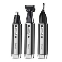 kemei 4 in 1 트리머 for men 전기 코 및 귀 트리머 충전식 트리머 for hair 수염 코 및 귀 클리너 정리 세트, 2