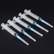동전닦기 연마제 세척제 샤프 엔드 팁이있는 5ml 플라스틱 주사기 5 개 세트 접착제 용 바늘 및 보관 캡 납, 한개옵션0