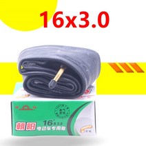 16인치 305 미니벨로 자전거 bmx 튜브 전기 액세서리 용 16x3.0 내부 내부, 한개옵션0