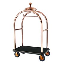 호텔 운반 카트 로비 화물 리조트 돔형 트레일러 짐, XL-1A샌드실버스틸(1080x650x1930)