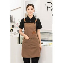 빅사이즈방수앞치마 용접 여름 린넨 앞치마 DIY 맞춤형 캔버스 방수 피나포어 앞치마 슬로건 디자인 레스토랑 누들 베이커리 치즈 가게 피니 턱받이 7 가지 색상126477, Coffee