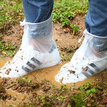 win_8870262 신발방수커버x2개 비닐장화 일회용PVC장화