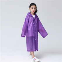 키즈 레인코트 다회용 우비 휴대용 가벼운 어린이 초등학생 아동 여아 남아