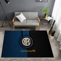 유럽 축구 구단 엠블럼 러그 카페트 38종 80x120cm 축구단 카펫