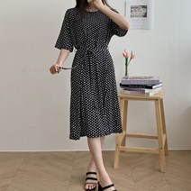 퍼니걸스 1126 나염 롱 원피스 여성의류