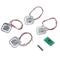 50kg 인간 스케일로드 셀 계량 센서 저항 스트레인 하프 브리지 센서 + HX711 A/D 앰프 무게 모듈 키트