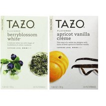 TAZO 타조 베리블로썸 화이트 & 살구 바닐라 크림 Berryblossom White Apricot Vanilla Creme 20개 2팩