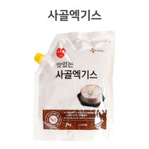 사골농축액 사골 엑기스 떡국소스 찌게소스 1kg, 행복한 1, 행복한 본상품선택