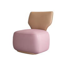 펜션 1인 소파 모텔 호텔 객실 인테리어 의자 커플 체어 심플한 디자인, G 핑크(가죽)