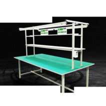 공장 철제 작업대 정전기방지 프로파일 제전 테이블, 200x60x180