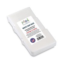 Primal Elements 알로에 비누 베이스 - 보습 멜트 앤 푸어 글리세린 비누 베이스 공예 및 비누 만들기용 비건 크루얼티프리 쉬운 절단 - 0.9kg(2파운드) 프, White (Unscented)_5 Pound(Pack