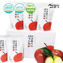 내가 진짜 사과즙이다 100ml 70포 50포 30포 경북사과 NFC 저온착즙 100% (벌크 선물용) 산들정, 1box, 03. 내가 진짜 사과즙이다 100ml 70포 (벌크)