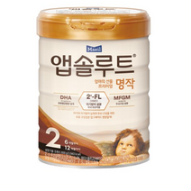 앱솔루트 프리미엄 명작 분유 2단계, 12개, 800g