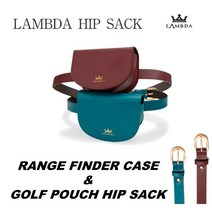 LAMDA정품 23S/S 람다 여성용 골프 치마/바지 거리측정기 벨트 힙색 색상2가지, 버건디(자주)