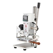 열프레스기 가죽불박기 스탬프 날인기 각인 앨범 상표, WT-90T (5x10cm 싱글 가동형)