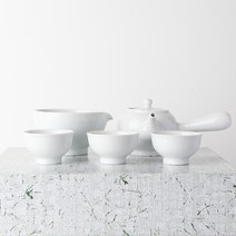 S/N_: 백자 물레연 3인 다기세트 : 04398B_FBG