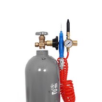 헬륨주입기 건 푸쉬 게이지 가스 레귤레이터, 1개