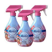 페브리즈 섬유탈취제 370ml 3개 냄새제거 스프레이 상쾌한향 은은한향 다우니향, 다우니향 3개