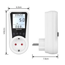 전문가 휴대용 검교정 블루투스 220V 조명 전력계 LCD 에너지 정밀 측정기 모니터 EU/US 플러그 소켓 킬로, 01 EU