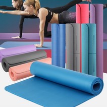 헬스장 가정용 폼롤러운동 홈트매트 요가매트 체형교정, NBR 10mm 블루