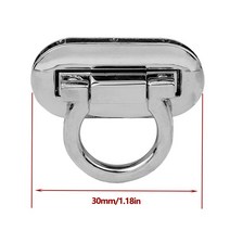 가방끈부자재 스트랩 듀얼 사이즈 금속 걸쇠 회전 잠금 트위스트 DIY 핸드백 공예 가방 지갑 하드웨어 접어 붙어있는 액세서리