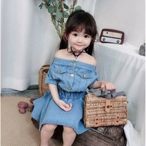 아짱 키즈여아 데님청청세트(여름신상)