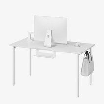 한샘 플롯 컴퓨터 책상 140x70cm (옵션 택1), 책상 단품(A), 화이트