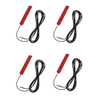 GHSHOP sma-j 커넥터와 함께 4pcs 3g 4g 패치 안테나 외부 수신기 전송, 20x110x5MM, 그림으로, 플라스틱 및 금속