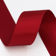 [리밴드] 양면무광리본 선물포장 리본끈 25mm 27m, 59. 진빨강